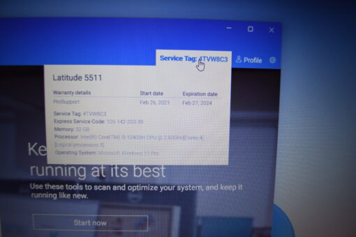 Dell Latitude 5511 15.6" i5 10th gen RAM 32GB SSD 512GB Grade B+ warranty 11329 - Image 14