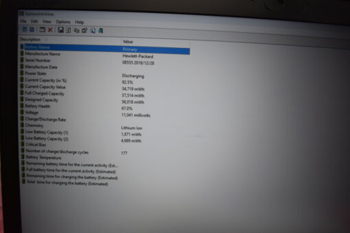 HP Elitebook 850 G5 15.6" i5 8th Gen SSD 256GB RAM 8GB Grade B 11374 - Image 15