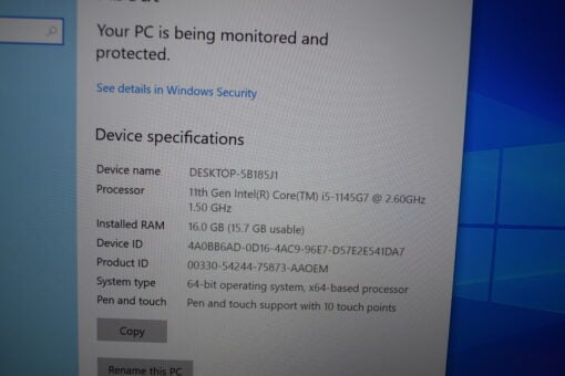 DELL Latitude 7320 13.3" Touch 2in1 i5 11th Gen 512GB SSD 16GB RAM SKU11362 - Image 11