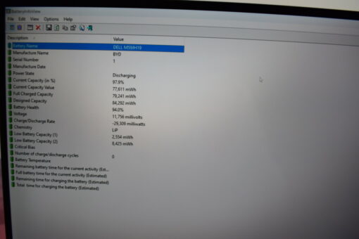 Dell Precision 5560 15.6" Touch  i7-11th gen SSD 1TB RAM 32GB NVIDIA Grade A- SKU11404 - Image 17