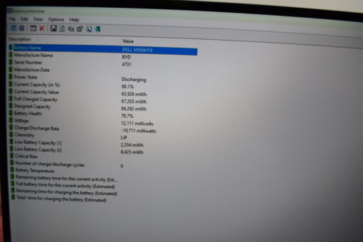 Dell Precision 5560 15.6" Touch  i7-11th gen SSD 512GB RAM 32GB NVIDIA Grade B+ SKU11403 - Image 16