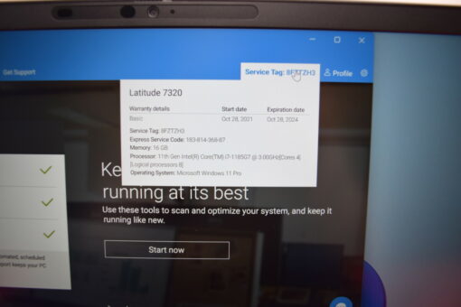 DELL Latitude 7320 13.3" i7 11th Gen 512GB SSD 16GB RAM Grade B+ Laptop SKU11408 - Image 14