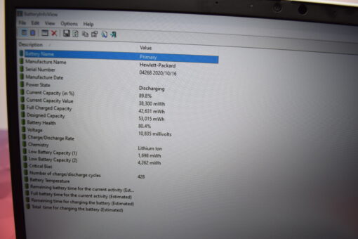 HP Elitebook 830 G7 13.3" i5 10th Gen RAM 16GB SSD 256GB GradeB- laptop SKU11358 - Image 14