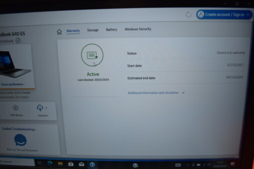 HP Probook 640 G5 14" i5 8th gen RAM 16GB SSD 256GB  Grade A- 11355 - Image 14