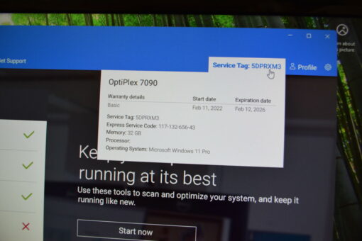 Dell Optiplex 7090 mini desktop i5 10th gen SSD 512GB RAM 32GB SKU11363 - Image 11