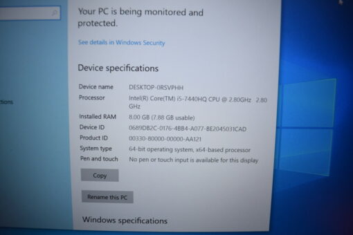 Dell Latitude 5480 14'' i5 7th gen RAM 8GB SSD 256GB Grade A- laptop SKU11395 - Image 11