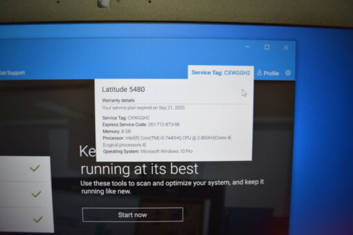 Dell Latitude 5480 14'' i5 7th gen RAM 8GB SSD 256GB Grade A- laptop SKU11395 - Image 14