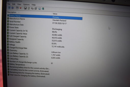 HP Elitebook 830 G7 13.3" i5 10th Gen RAM 16GB SSD 512GB GradeB+ laptop SKU11335 - Image 20