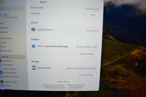 Apple MacBook Pro M1 Max 16" 2021 A2485 RAM 32GB SSD 512GB Grade B 11238 - Image 11