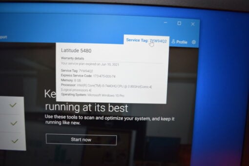 Dell Latitude 5480 14'' i5 7th gen RAM 8GB SSD 256GB Grade B laptop SKU11398 - Image 15