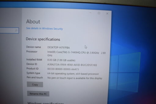Dell Latitude 5480 14'' i5 7th gen RAM 8GB SSD 256GB Grade B+ laptop SKU11397 - Image 18