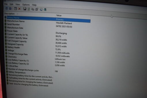 HP Elitebook 840 G8 14" i5 11th gen RAM 16GB SSD 512GB warranty GradeB SKU11430 - Image 15
