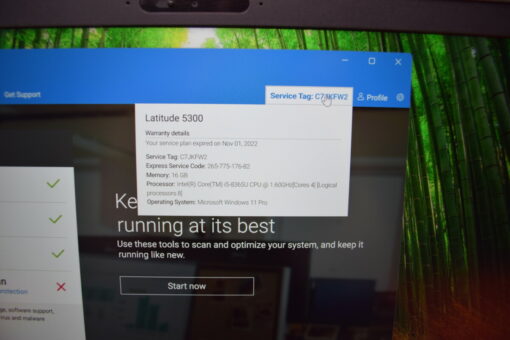 Dell Latitude 5300 13.3" touchscreen i5 8th gen SSD 512GB RAM 16GB GradeA- laptop SKU11426 - Image 15