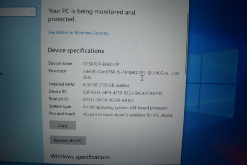 Dell Latitude 5480 14'' i5 7th gen RAM 8GB SSD 256GB Grade B+ laptop SKU11401 - Image 18