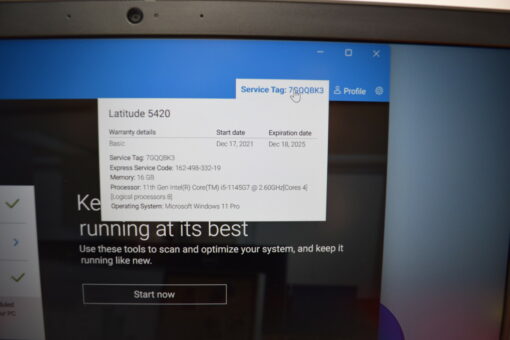 Dell Latitude 5420 14'' i5 11th gen RAM 16GB SSD 512GB GradeB+ SKU11443 - Image 15