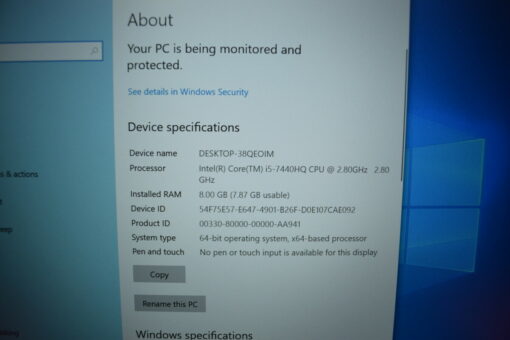 Dell Latitude 5480 14'' i5 7th gen RAM 8GB SSD 256GB Grade B+ laptop SKU11394 - Image 11