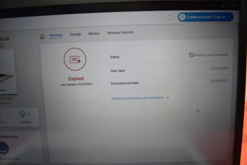 HP Elitebook 840 G6 14" i5 8th Gen RAM 16GB SSD 512GB GradeA- 11447 - Image 14