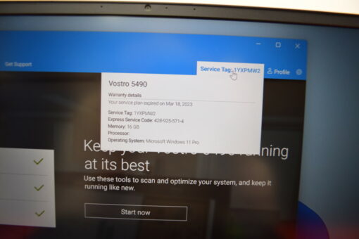 Dell Vostro 5490 14'' i7 10th gen 512 GB SSD 16 GB RAM NVIDIA GradeB- laptop SKU11424 - Image 21