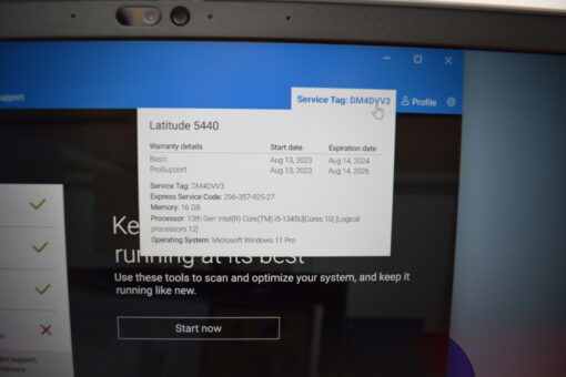 Dell Latitude 5440 14'' i5 13th gen RAM 16GB SSD 256GB laptop SKU11419 - Image 14
