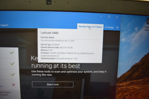 Dell Latitude 5480 14'' i5 7th gen RAM 8GB SSD 256GB laptop SKU11399 - Image 14