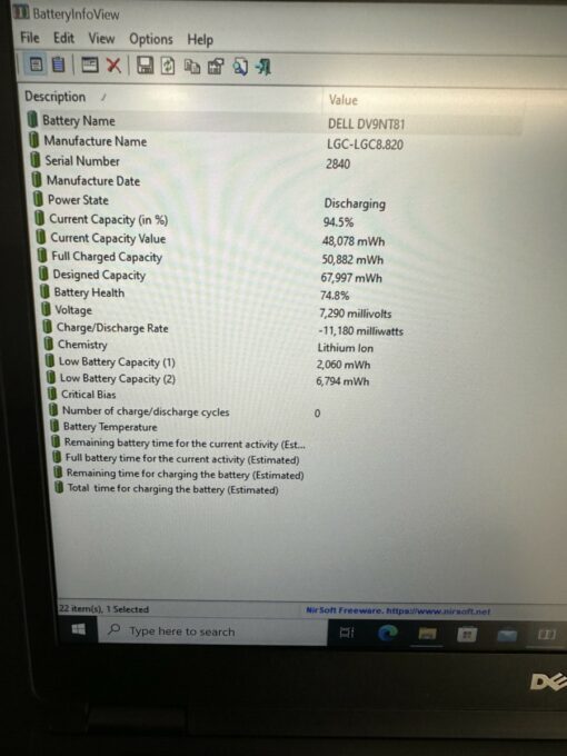Dell Latitude 5480 14'' i5 7th gen RAM 8GB SSD 256GB Grade B+ laptop SKU11401 - Image 23