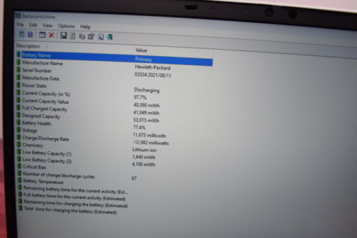 HP Elitebook 840 G8 14" i5 11th gen RAM 16GB SSD 512GB warranty laptop SKU11526 - Image 15