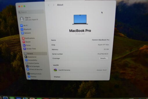 Apple MacBook Pro M1 Max 16″ 2021 A2485 RAM 32GB SSD 512GB 3 BATTERY CYCLES ONLY - Image 11
