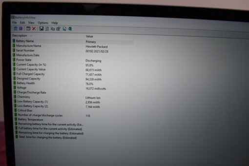 HP Zbook Fury G7 15.6" Touch i7 10th SSD 1.5TB RAM 64GB NVIDIA GradeB 11507 - Image 15