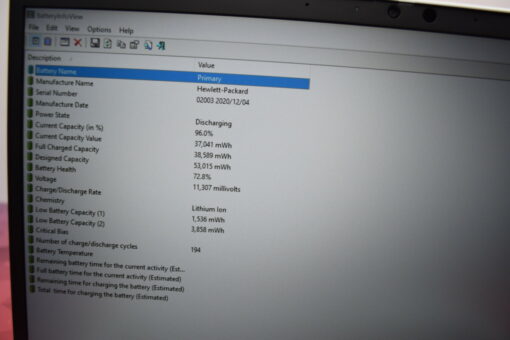 HP Elitebook 830 G7 13.3" i5 10th Gen RAM 16GB SSD 256GB GradeB- laptop SKU11479 - Image 15