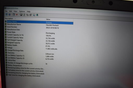 HP Elitebook 840 G6 14" i5 8th Gen RAM 16GB SSD 512GB GradeB 11502 - Image 15