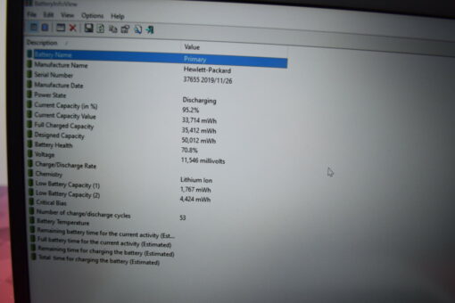 HP Elitebook 840 G6 14" i5 8th Gen RAM 16GB SSD 512GB GradeB- 11483 - Image 15