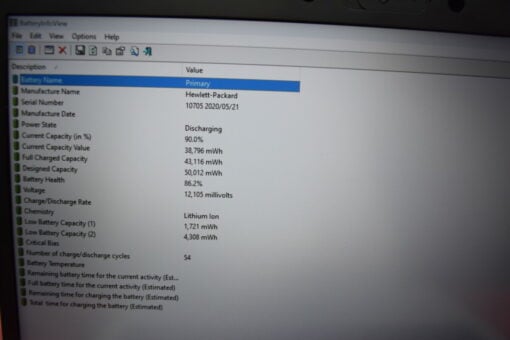 HP Elitebook 840 G6 14" i5 8th Gen RAM 16GB SSD 256GB GradeB 11501 - Image 15