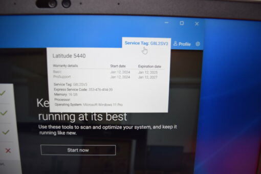 Dell Latitude 5440 14'' i5 13th gen RAM 16GB SSD 256GB laptop GradeA- SKU11493 - Image 14