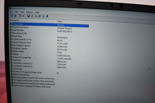HP Elitebook 840 G8 14" i5 11th gen RAM 16GB SSD 512GB warranty GradeA- SKU11503 - Image 17