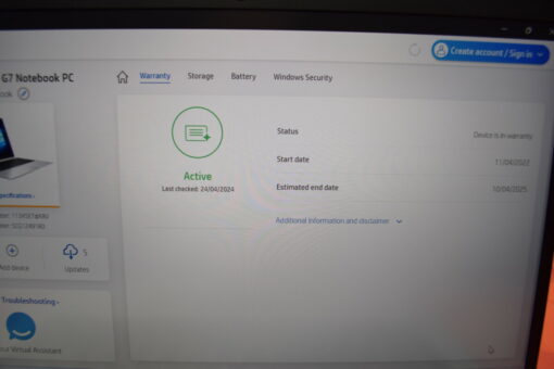 HP Elitebook 840 G7 14" i5 10th Gen SSD 1TB RAM 32GB Laptop SKU11529 - Image 14