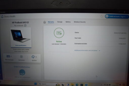 HP Probook 640 G5 14" i5 8th gen SSD 256GB RAM 16GB Grade B laptop SKU11476 - Image 14