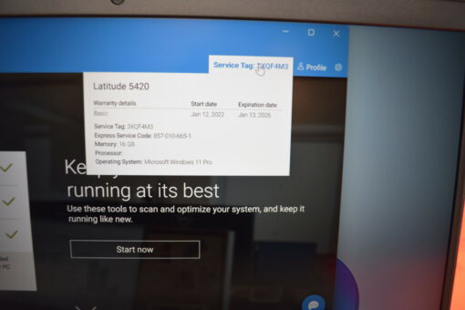 Dell Latitude 5420 14'' i5 11th gen RAM 16GB SSD 512GB GradeB+ SKU11491 - Image 14