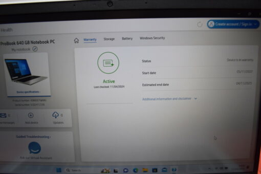 HP Probook 640 G8 14" i5 11th gen RAM 16GB SSD 512GB warranty laptop SKU11474 - Image 14