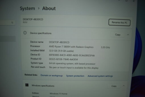 Lenovo Legion 5 AMD Ryzen 7 RAM32GB SSD1TB RTX3070 GradeA- 11489 - Image 14