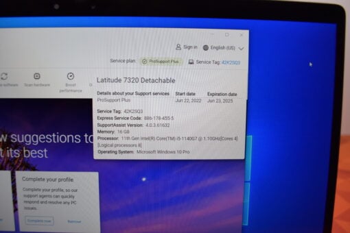 DELL Latitude 7320 Detachable 13" i5 11th Gen 256GB SSD 16GB RAM tablet SKU11554 - Image 14