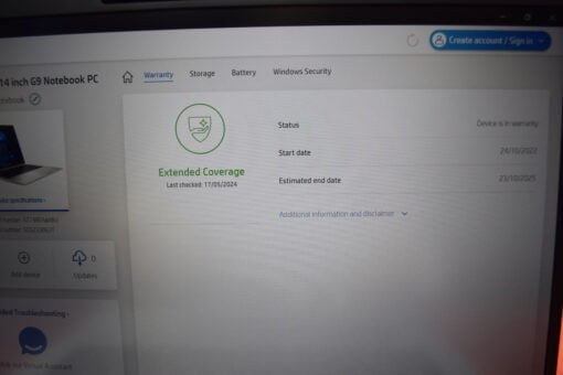 HP Elitebook 840 G9 14" i5 12th Gen RAM 16GB SSD 512GB Laptop SKU11548 - Image 14