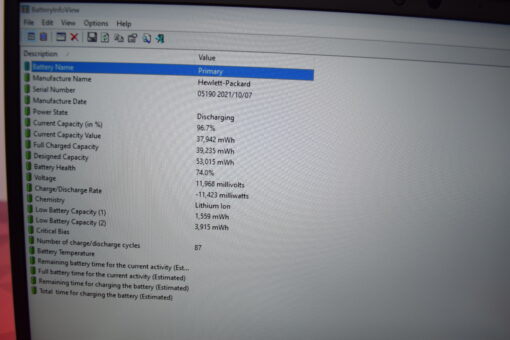 HP Elitebook 840 G8 14" i5 11th gen RAM 32GB SSD 1TB warranty GradeB+ 11532 - Image 15