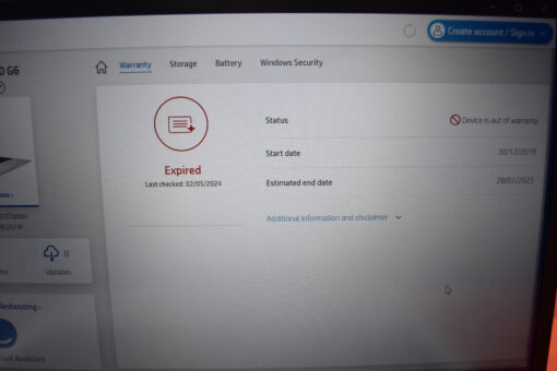 HP Elitebook 840 G5 14" i5 8th gen RAM 16GB SSD 512GB  Grade B+ 11537 - Image 14