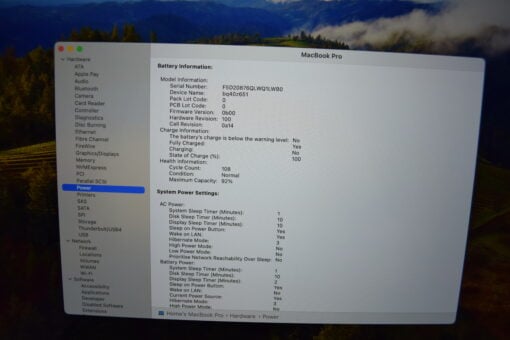 Apple MacBook Pro M1 Max 16" A2485 10 CORES CPU / 24 CORES GPU RAM 32GB SSD 512GB Laptop SKU11581 - Image 12
