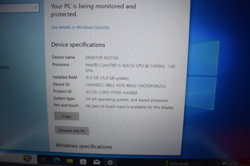 HP Elitebook 840 G5 14" i5 8th gen RAM 16GB SSD 512GB  Grade B+ 11536 - Image 11