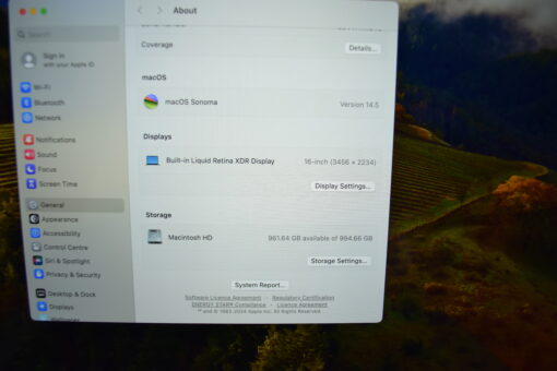 Apple MacBook Pro M1 PRO 16" 10 CORE CPU / 16 CORES GPU 2021 A2485 RAM 16GB SSD 1TB Grade A- SKU11577 - Image 11