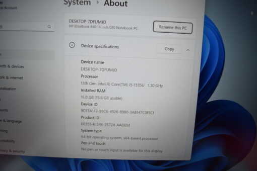 HP Elitebook 840 G10 14" i5 13th Gen RAM 16GB SSD 1TB Grade A SKU11582 - Image 11