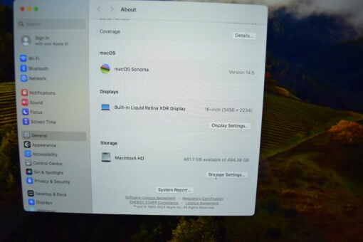 Apple MacBook Pro M1 Max 16" 2021 A2485 RAM 32GB 10 CORES CPU / 24 CORES GPU SSD 512GB laptop SKU11576 - Image 11