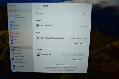 Apple MacBook Pro M1 Max 16" 10 CORES CPU / 24 CORES A2485 2021 SSD 512GB RAM 32GB  GPU Laptop SKU11579 - Image 11