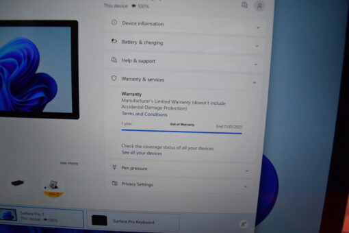Microsoft Surface Pro7 i5 10th Gen 12.3" SSD 256GB RAM 16GB tablet SKU11545 - Image 17